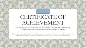 Certificate of completion